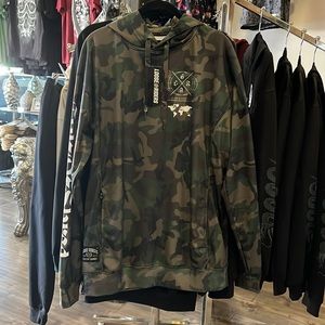 Men’s Loose Riders Pullover Hoodie - Camo